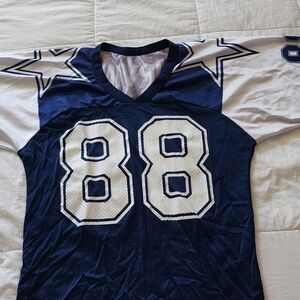 Blue and White Football Jersey with Number 88
